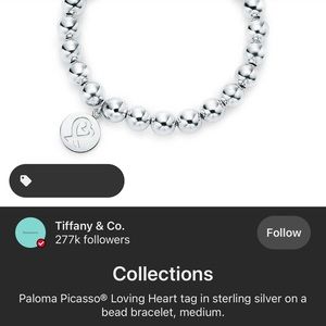 Tiffany Paloma Picasso Loving Heart Bracelet